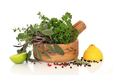 Image showing Herbs, Fruit and Spices
