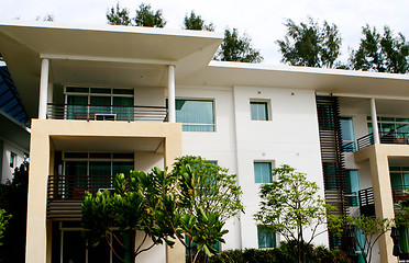 Image showing Modern apartments.