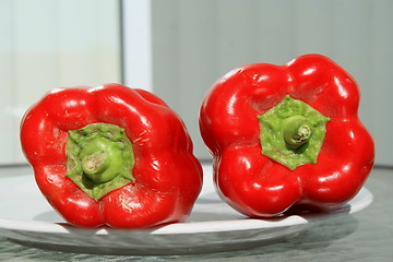 Image showing Red Bell Peppers