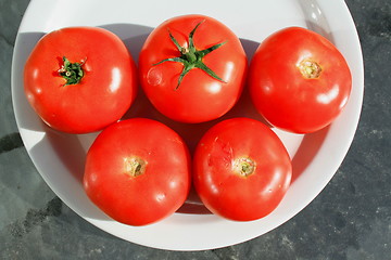 Image showing Red Tomatos