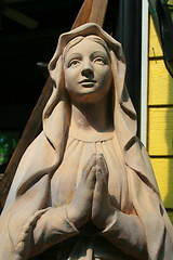 Image showing Statue of a Virgin Mary