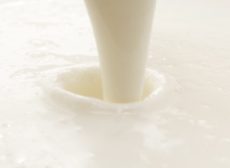 Image showing pouring yougurt