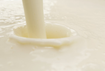 Image showing pouring yogurt