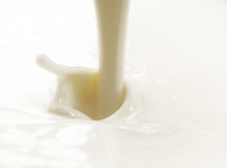 Image showing pouring yogurt