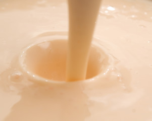 Image showing yogurt splash