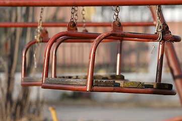 Image showing Swings