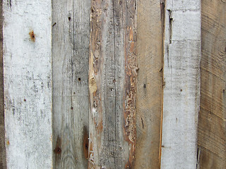 Image showing wooden fence