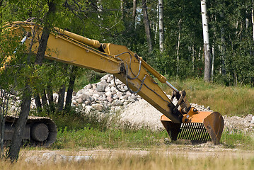 Image showing Excavator Shovel