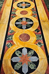 Image showing Marble church floor