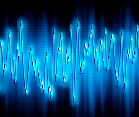 Image showing extreme sound wave