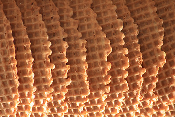 Image showing waffle background 