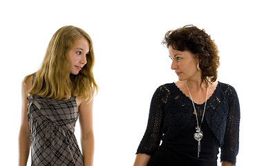 Image showing daughter and mother