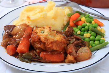 Image showing Beef stew close-up