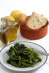 Image showing Vlitsa cretan wild greens vertical