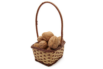 Image showing Walnuts in basket