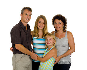 Image showing happy family in studio