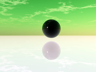 Image showing black ball