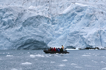 Image showing Front of a glacier