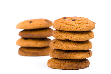 Image showing oatmeal chocolate chip cookies