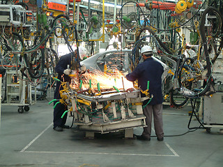 Image showing auto industry, welding