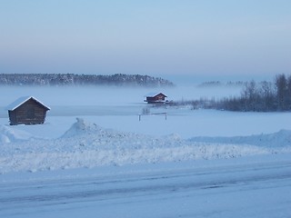 Image showing Luleälven in January