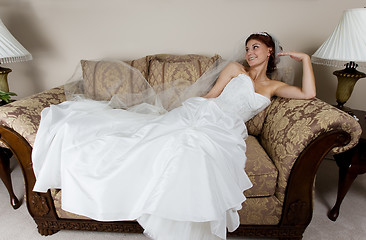 Image showing Resting bride