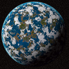 Image showing Blue planet