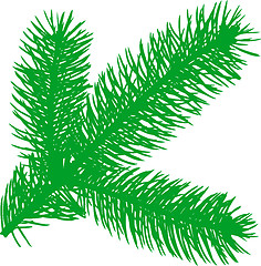 Image showing Firtree green element 