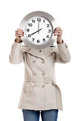 Image showing Clock Woman