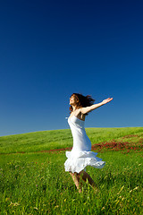 Image showing Dancing woman