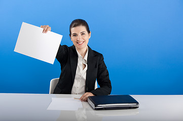 Image showing Happy businesswoman