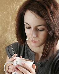 Image showing Morning coffee