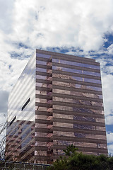 Image showing Pink Office Building