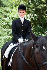 Image showing Horseback riding