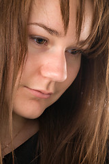 Image showing young woman portrait