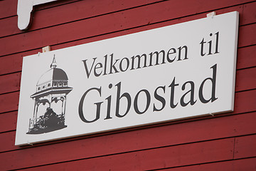 Image showing Welcome to Gibostad