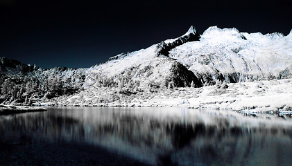 Image showing Infrared lake