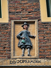 Image showing Amterdam wall statue