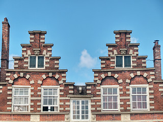 Image showing Typical Dutch houses