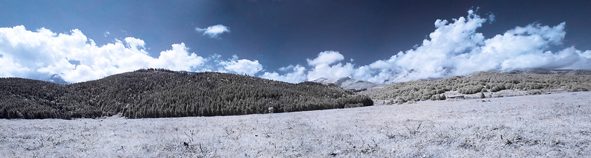 Image showing Infrared panoramic landscape