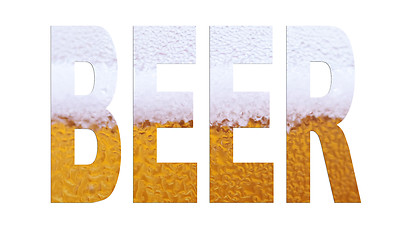 Image showing Beer font