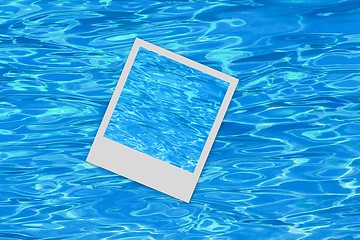 Image showing water blue background snapshot