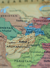 Image showing Afghanistan Pakistan map
