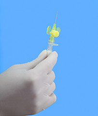 Image showing Intravenous puncture needle