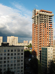 Image showing The under construction house