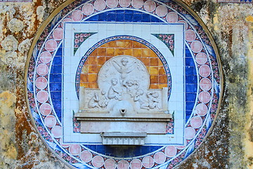 Image showing vintage tiles from Sintra, Portugal