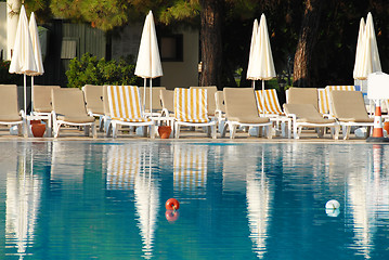 Image showing Swimming pool in hotel resort