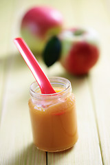 Image showing baby food - apple