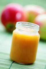 Image showing baby food - apple
