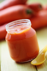 Image showing baby food - carrot